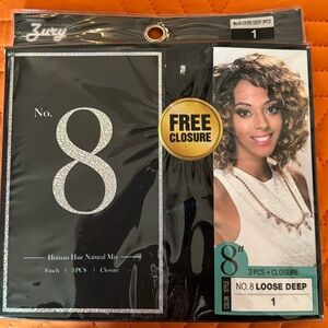 ZURY No. 8 Loose deep curly hair 8 in.